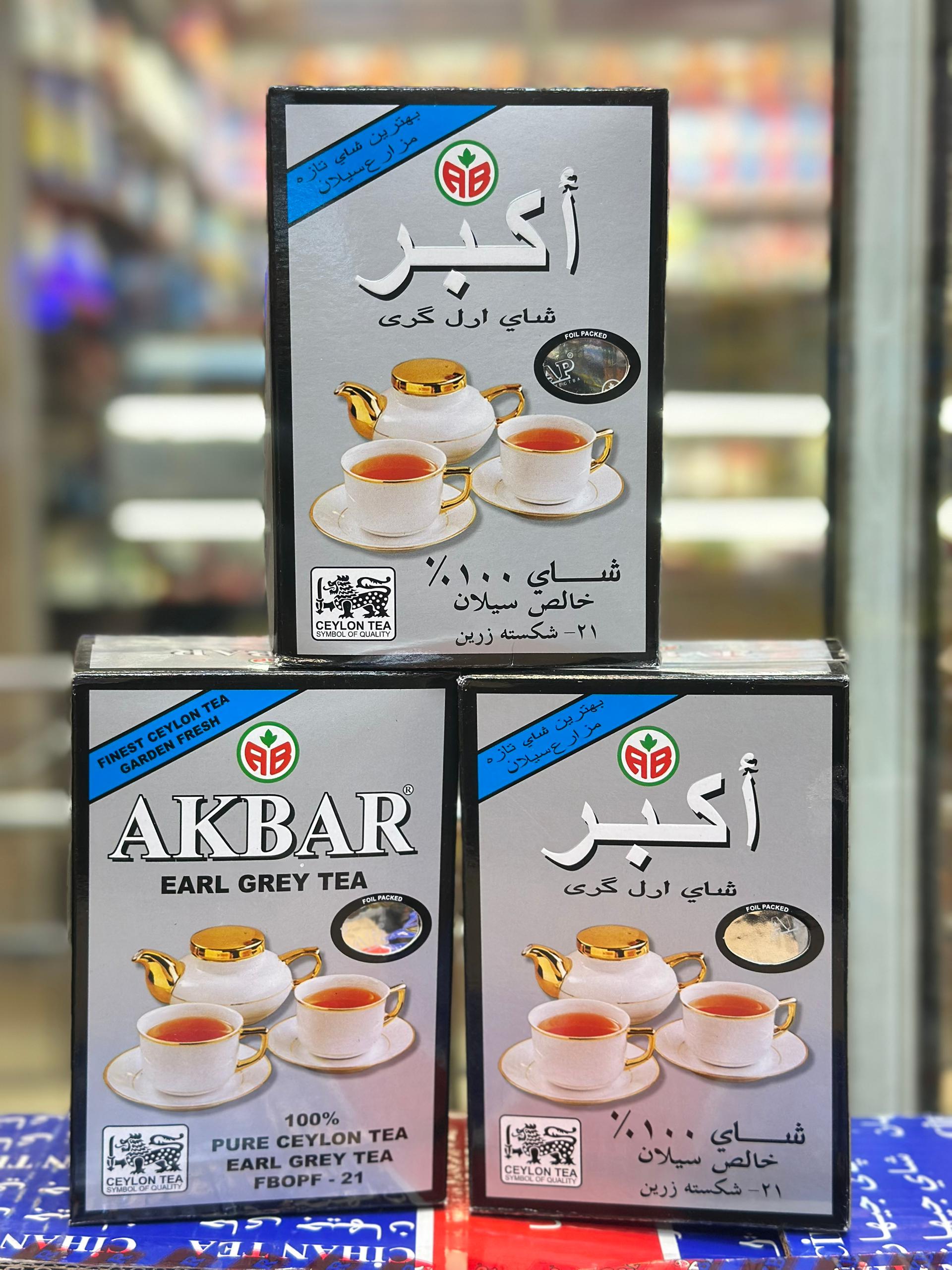 چای اکبر ساده و عطری پاکتی نیم کیلویی